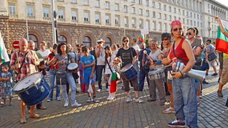 Протестите продължават. Снимка: Булфото