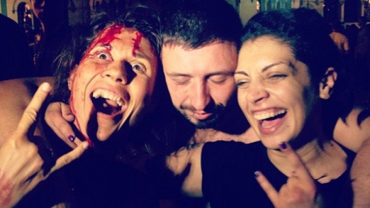 Окървавената Елисавета. Снимка: Facebook