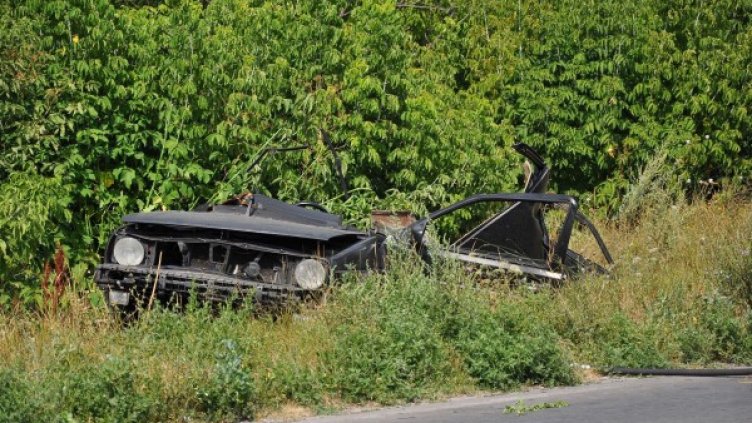 Две жертви след катастрофата във Варненско. Снимка: БулФото