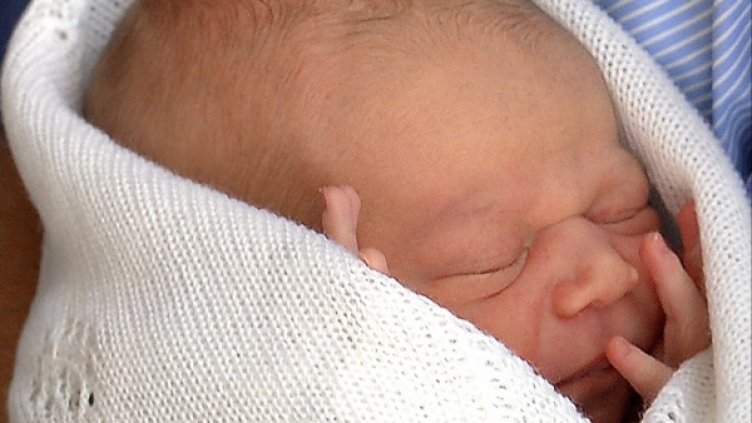 Принц Джордж на един ден. Снимка: Reuters