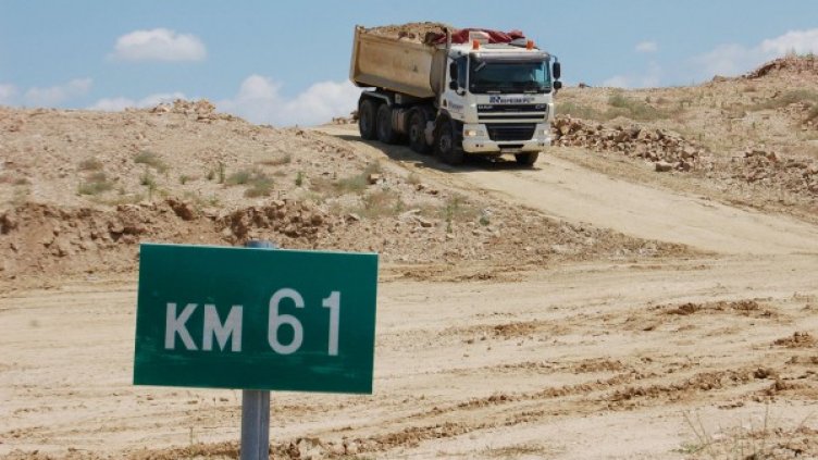 Строежът на АМ "Марица". Снимка: архив, Булфото