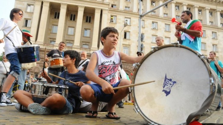 Протестите срещу кабинета продължават 49-и ден. Снимка: БулФото