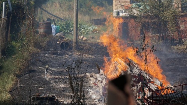 Пожър в района. Снимка: Булфото