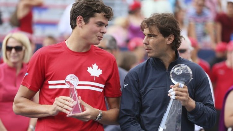 Надал /дясно/ победи Раонич /ляво/. Снимка: Reuters