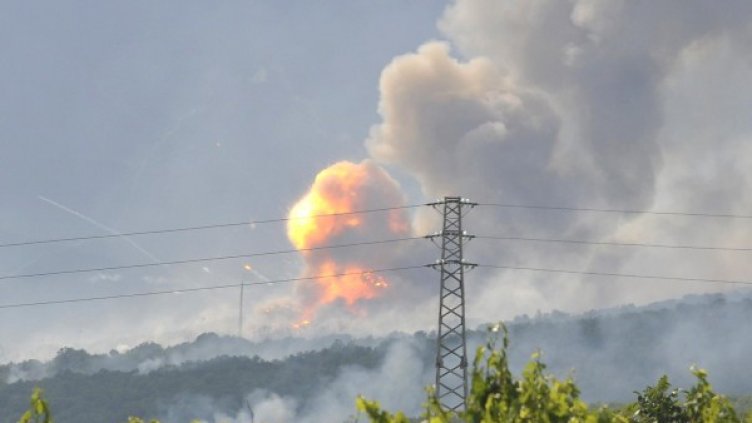На 5 юни 2012 г. взрив уби трима души в  складове за утилизация край "Петълочката". Снимка: Булфото, архив