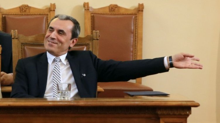 Пламен Орешарски по време на дебатите за актуализацията на бюджета. Снимка: БТА