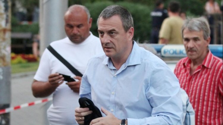 Цветлин Йовчев пристигна на мястото на инцидента. Снимка: Булфото