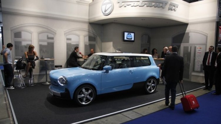 Показаният във Франкфурт през 2010 година Trabant nT. Снимка: Ройтерс