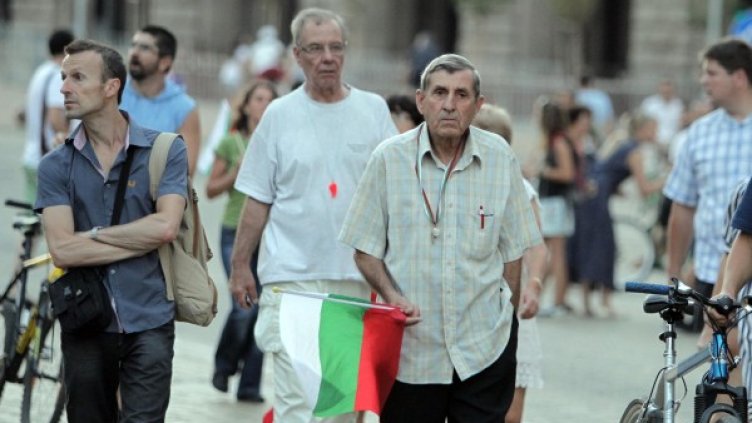 Протестът и вчера беше рехав. Снимка: БТА