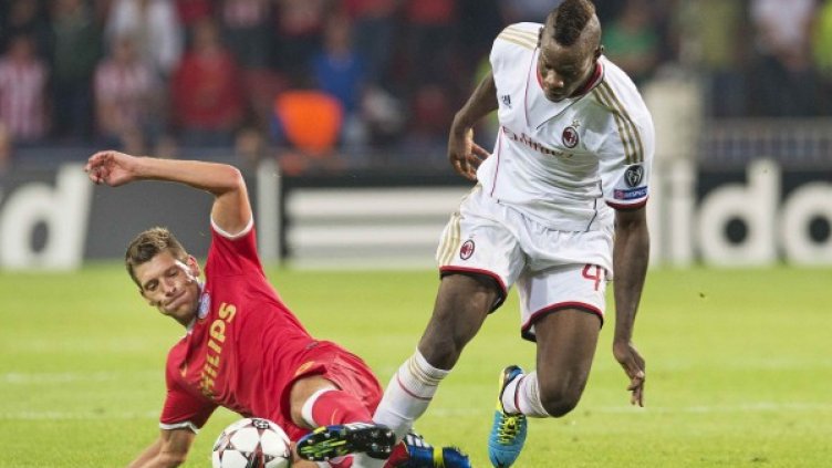 ПСВ и Милан завършиха 1:1. Снимка: Reuters