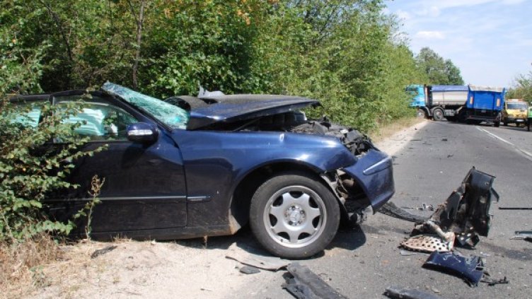 Мястото на катастрофата. Снимка: БТА