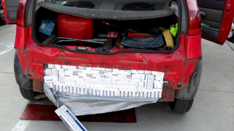 Тайникът. Снимка: Агенция "Митници"