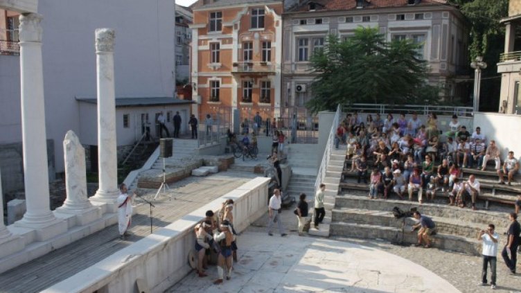 Римският стадион в Пловдив. Снимка: Булфото