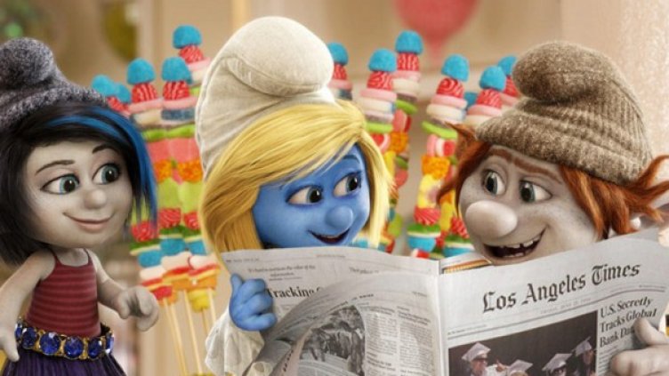 Кадър от "Смърфовете" 2. Снимка: Александра филмс