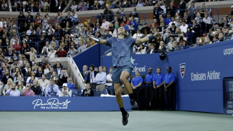 Надал триумфира след победата Снимка: БТА