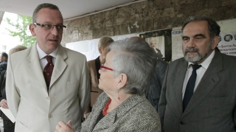 Петър Стоянович откри учебната година в музикалното училище "Любомир Пипков". Снимка: БТА