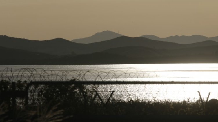 Граничната река Имджин. Снимка: Reuters