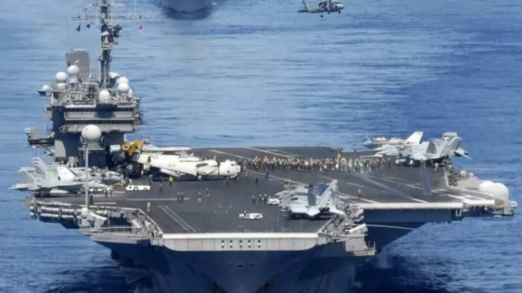 Самолетоносачът "Джордж Буш-баща"   Снимка БГНЕС