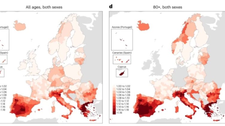 Новата карта на Европа разкрива тревожни данни за изменението на климата: Къде е България?