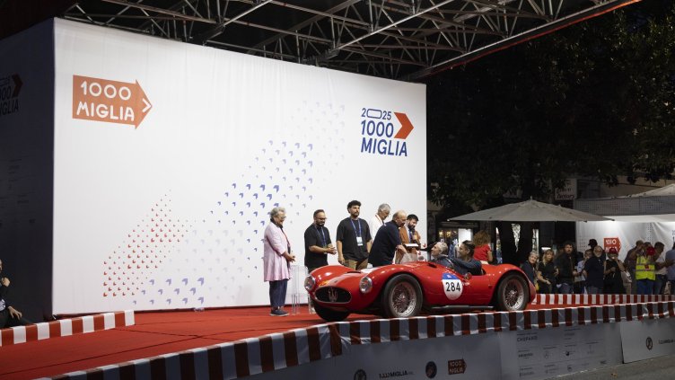 Maserati празнува своята история със стил и забележителна изява на "1000 Miglia" 2025