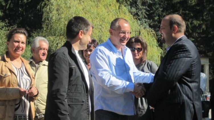 Станишев в Елин Пелин. Снимка: БСП