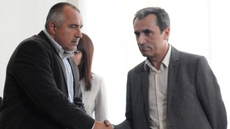 Бойко Борисов и Пламен Орешарски Снимка: архив, БТА