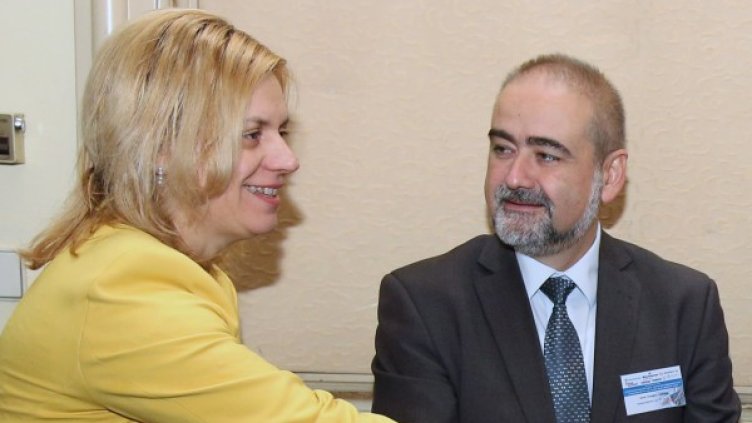 Десислава Терзиева и Стефан Чайков. Снимка: БТА