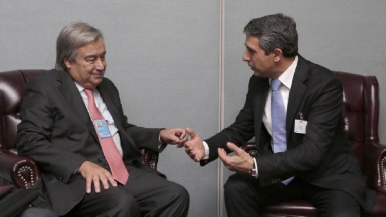 Антонио Гутериш и Росен Плевнелиев. Снимка: БТА