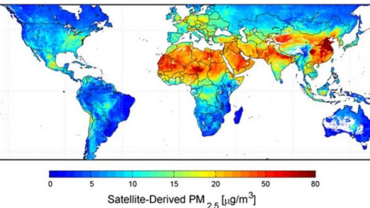 Картата. Снимка: НАСА