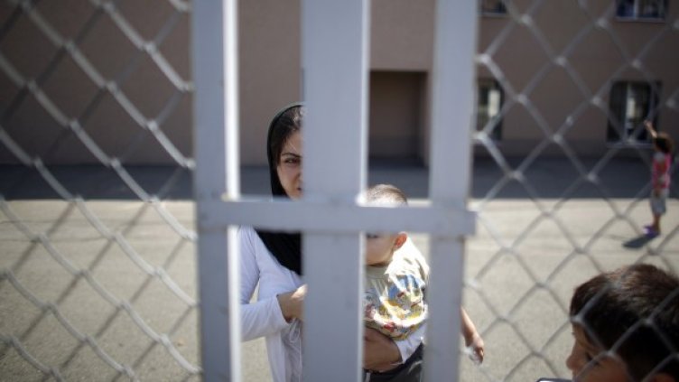 Сирийски бежанци в лагера в Любимец. Снимка: Ройтерс, архив