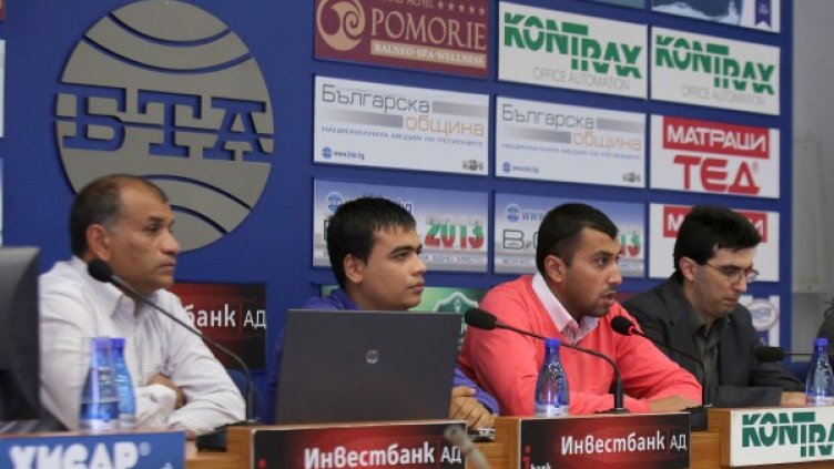 Пресконференцията на ромската общност в България. Снимка: БТА