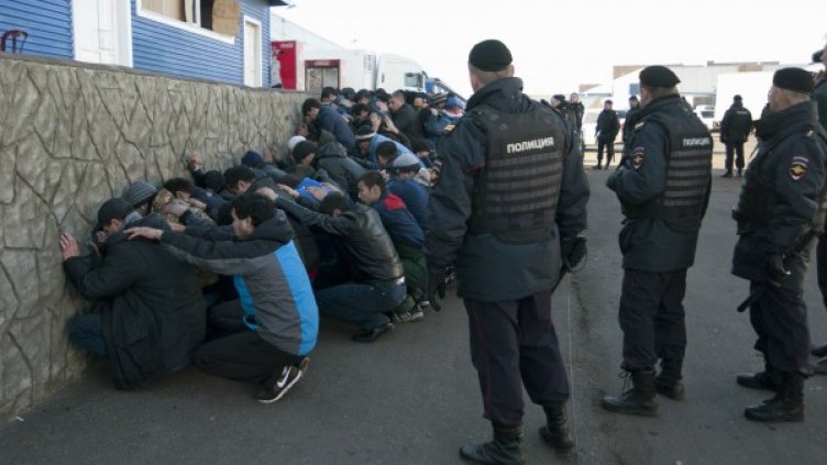 Над 1600 имигранти са задържани в Москва. Снимка: Reuters