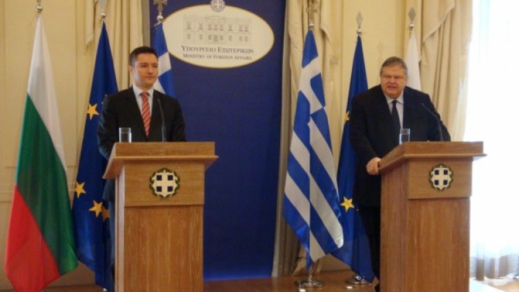 Кристиан Вигенин и Евангелос Венизелос. Снимка: МВнР