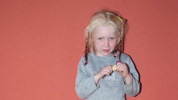 Малката Мария. Снимка: Reuters