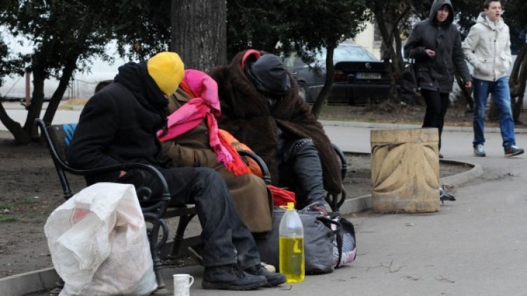 Бездомници в София. Снимка: архив, Булфото