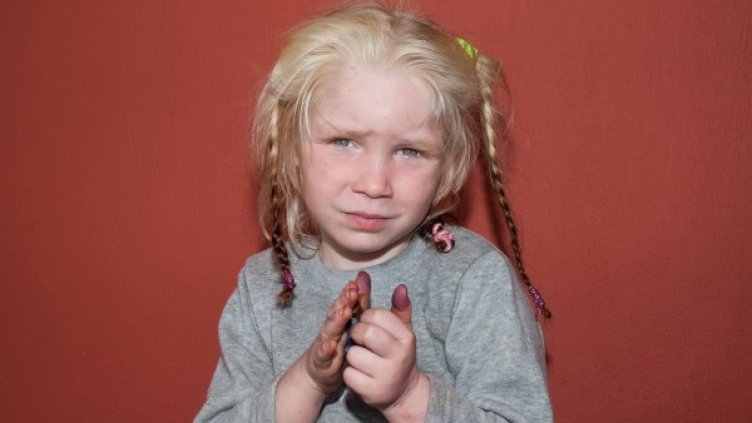 Малката Мария. Снимка: Reuters