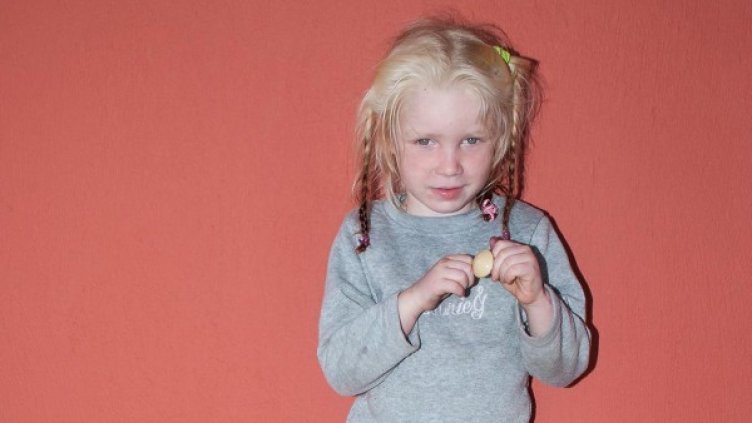 Малката Мария. Снимка: Reuters