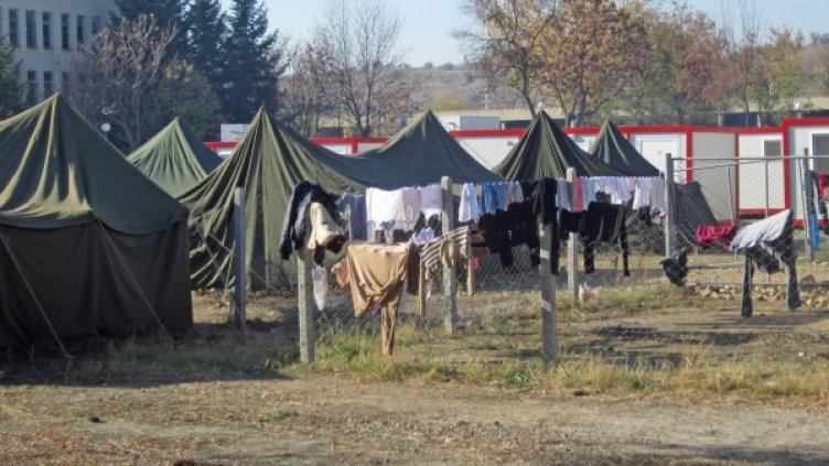 Бежанския център в Харманли. Снимка: Булфото