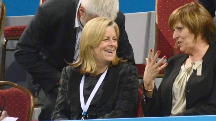 Министър Мариана Георгиева с шефката на WTA Стейси Аластър. Снимка: Булфото