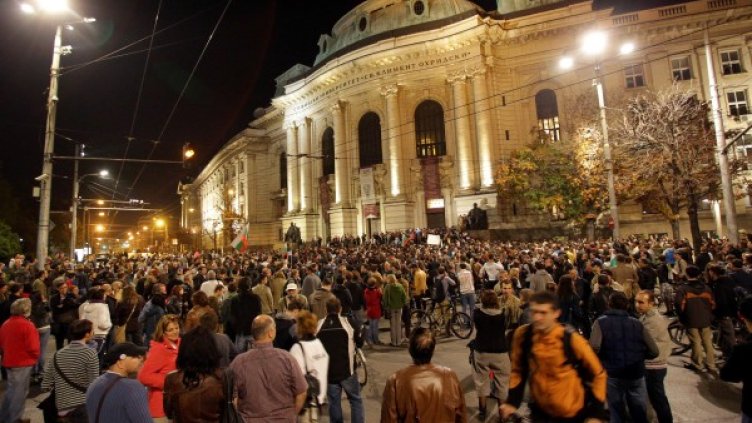 Протестите станаха по-мащабни след окупацията на студентите. Снимка: БТА