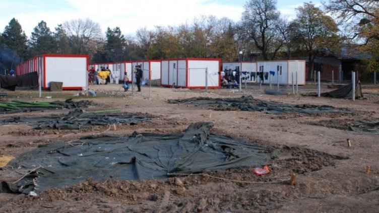 Бежанският лагер в Харманли. Снимка: архив, БТА