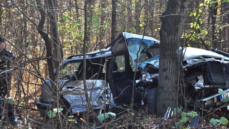 Катастрофа край Враца. Снимка: БТА