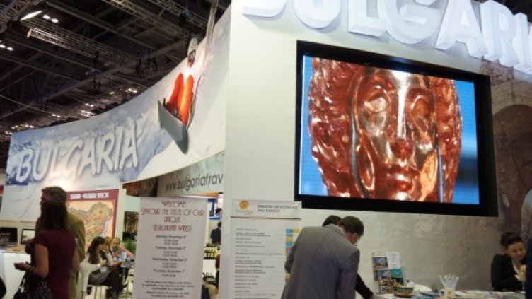 Българският щанд на изложението в Лондон. Снимка: МИЕ