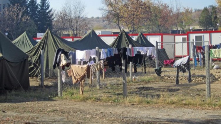 Бежанският лагер в Харманли Снимка: Булфото