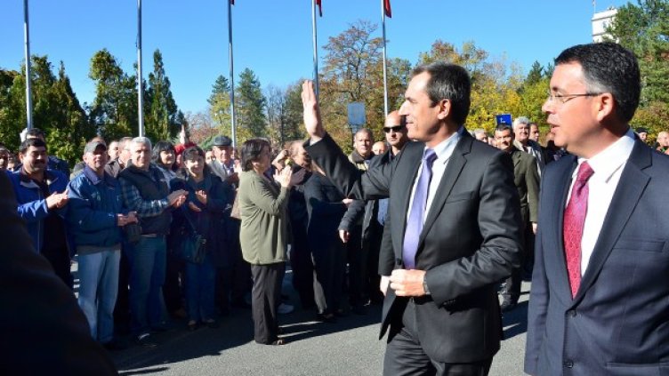 Пламен Орешарски в Кърджали. Снимка: БТА