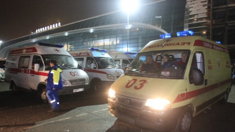 Летище "Домодедово" малко след атентата. Снимка: архив, Reuters