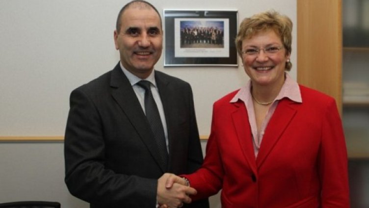 Цветан Цветанов и Моника Холмайер. Снимка: ГЕРБ