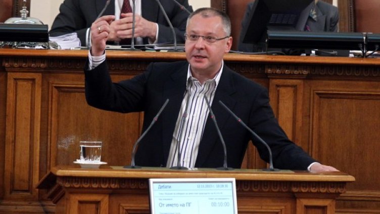 Лидерът на БСП Сергей Станишев. Снимка: БТА