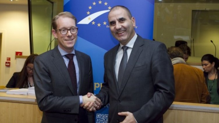 Тобиас Билстрьом и Цветан Цветанов. Снимка: ГЕРБ