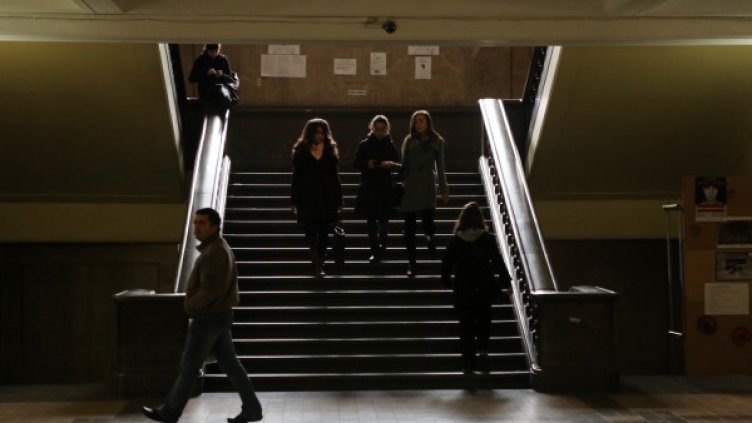 Ректоратът от вчера е отворен за студенти и преподаватели. Снимка: БТА